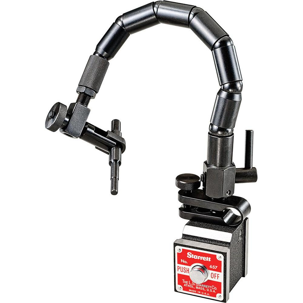 Magnetic Indicator Base: 47.63 mm Base Length, 41.28 mm Base Width, 49.21 mm Base Height, with On, Off Switch