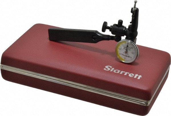 Starrett 52926 Test Indicator Kit: 4 Pc, 15/16" Dial Dia, 0-35-0 Dial Reading Image