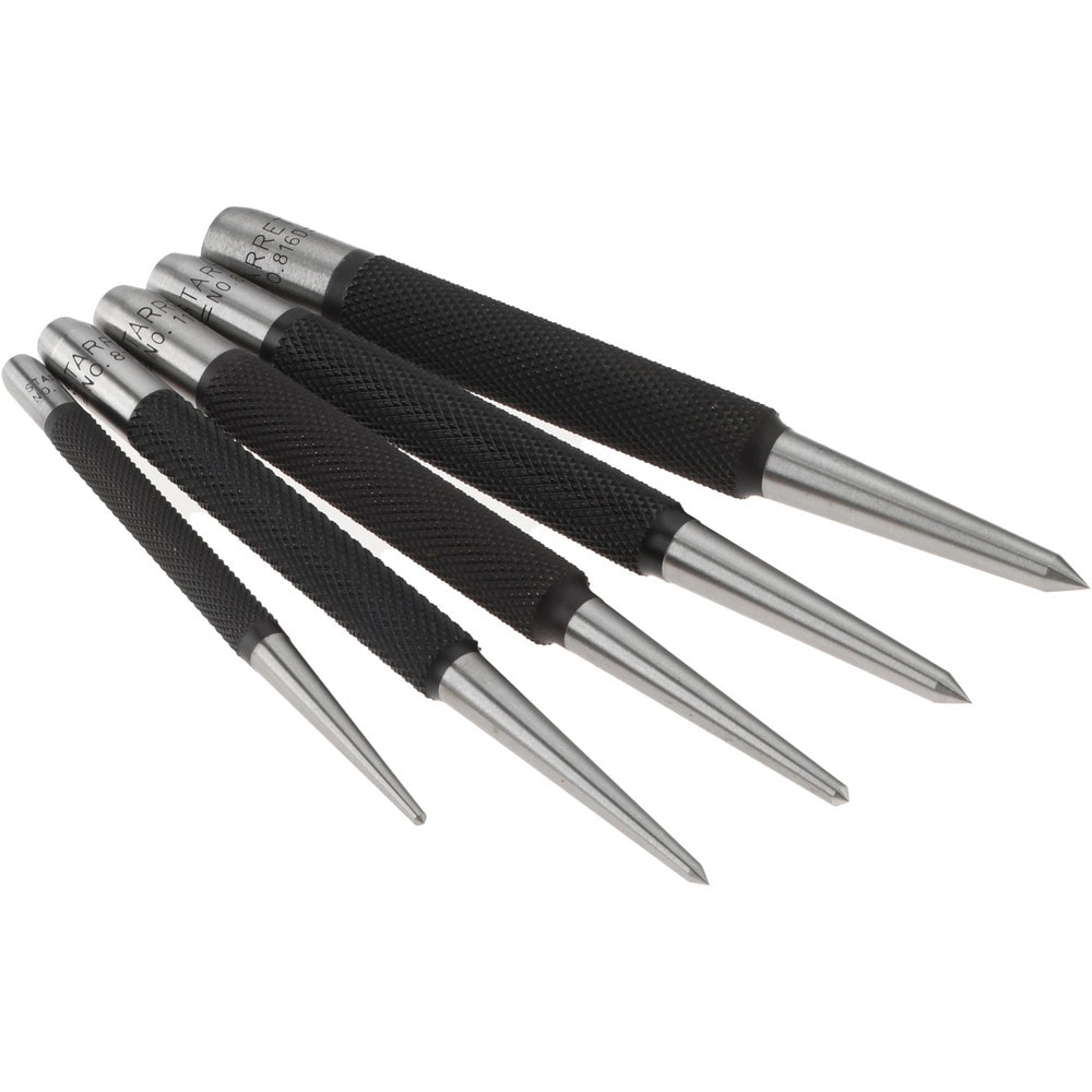 Starrett - Prick Punch Set: 5 Pc | MSC Direct