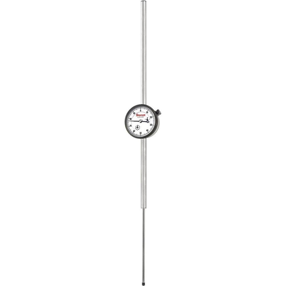 Starrett 53312 Dial Drop Indicator: 0 to 5" Range, 0-100 Dial Reading, 0.001" Graduation, 2-1/4" Dial Dia Image