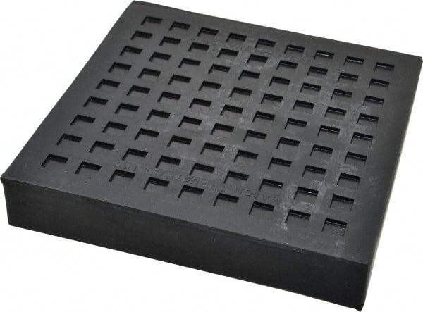 Mason Ind. BBNR6X6 6" Long x 6" Wide x 1" Thick, Rubber, Machinery Leveling Pad & Mat 