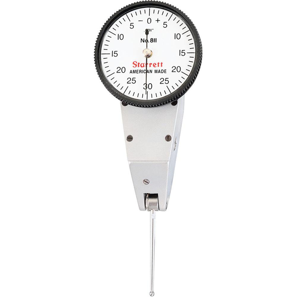 Starrett 57082 Dial Test Indicators: 0.06 Max, 0-30-0, Horizontal Image