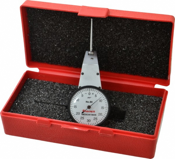Starrett 0 to 0.06", 0.001000" Graduation, Horizontal Dial Test