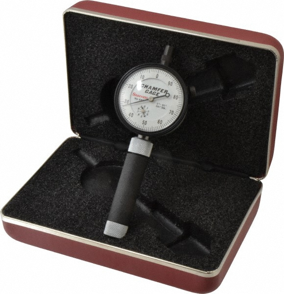 Starrett 0 to 3/8", 0 to 90° Included Angle, Internal Chamfer Gage