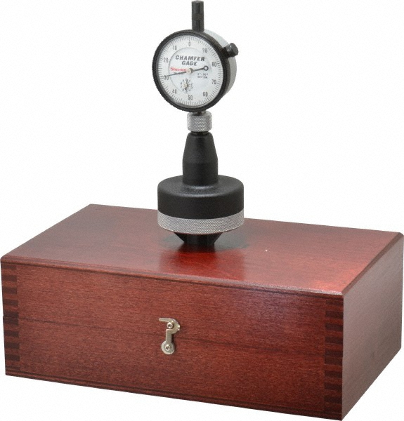 Starrett 1 to 2", 0 to 90° Included Angle, Internal Chamfer Gage