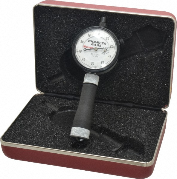 Starrett 0 to 1/2", 90 to 127° Included Angle, Internal Chamfer Gage