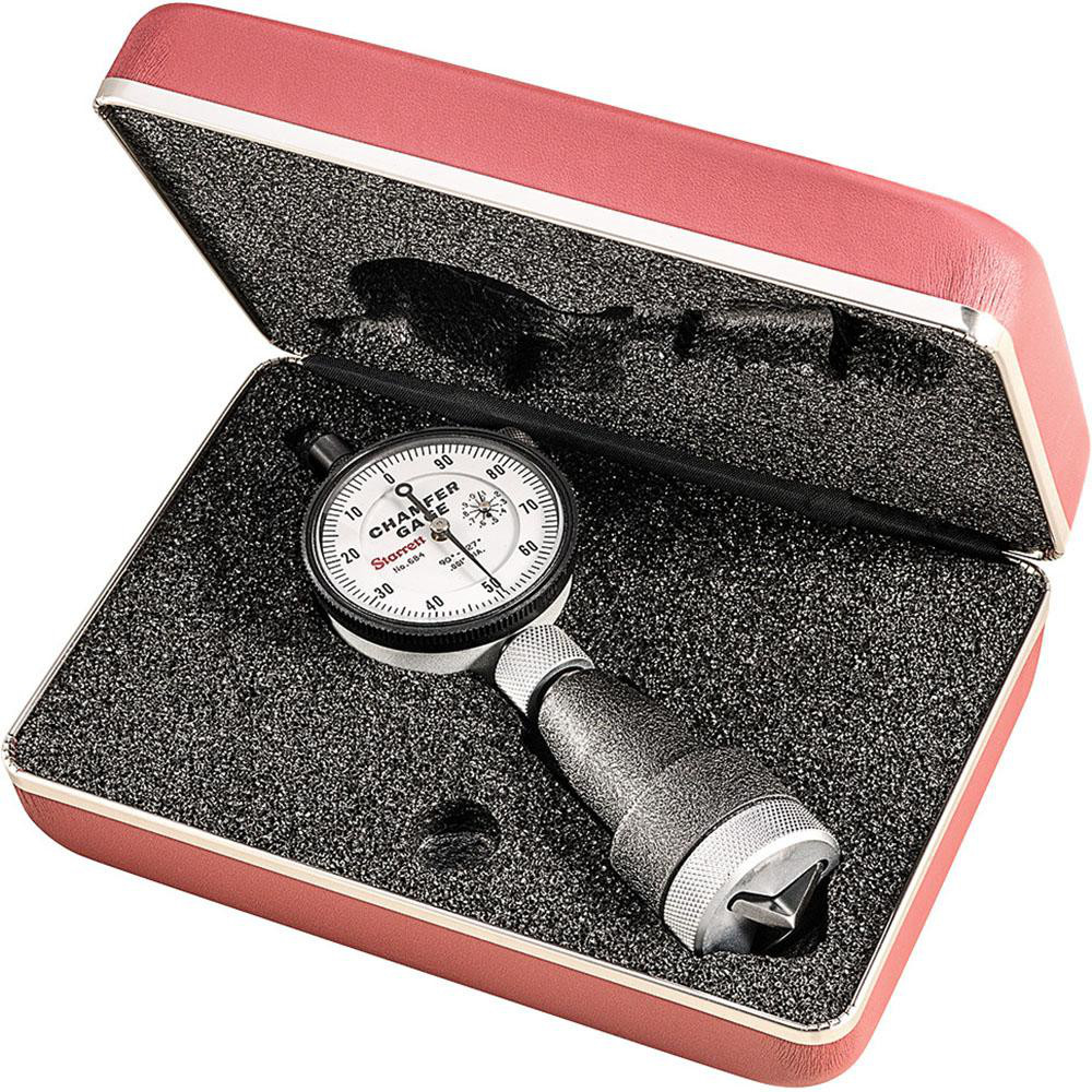 Starrett Internal Chamfer Gage 0 to 1", 90 to 127 ° MSC Direct