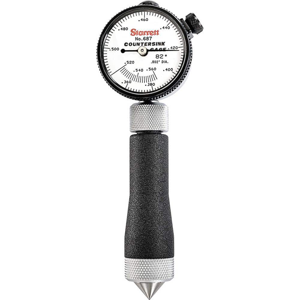 0.36 to 0.56" 82° Countersink Gage