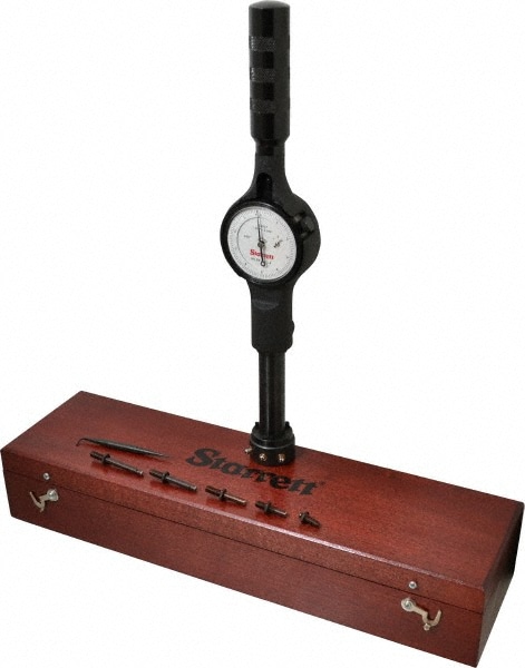 Dial Bore Gage: 1.5 to 3" Dia, 4" Probe Depth