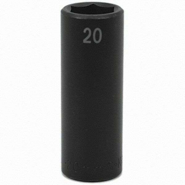 SK Impact Socket 1/2" Drive, 20mm Socket, Hex Drive MSC Direct