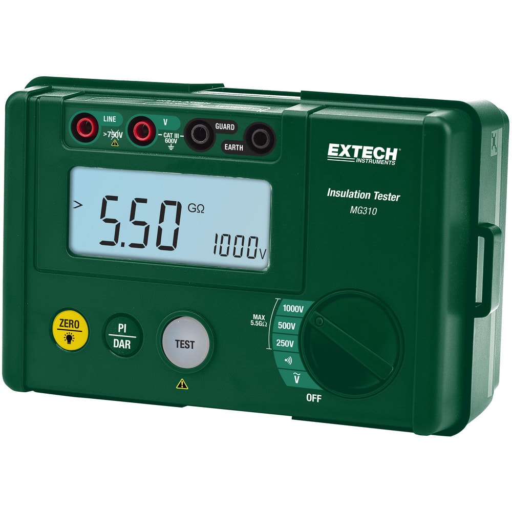 FLIR - Electrical Insulation Resistance Testers & Megohmmeters; Display ...