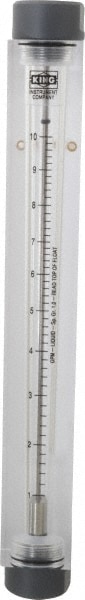 King 7510217A-08 3/4" FNPT Port Block Style, Inline Flowmeter 