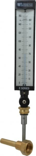 WGTC AS5H918E/T1E3D2 160°F, Industrial Thermometer with Standard Thermowell 