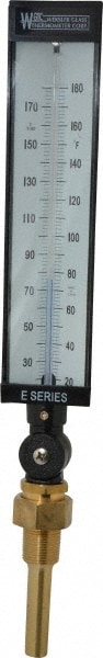 WGTC AS5H936E/T1E3D2 20 to 180°F, Industrial Thermometer with Standard Thermowell Image