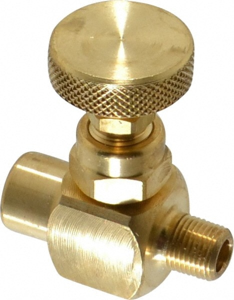 Made in USA BBV8 FM Needle Valve: Brass Body Image