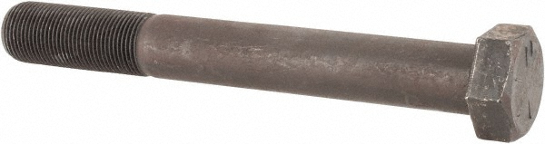 Value Collection 451025BR Hex Head Cap Screw: 1-1/8 - 12 x 9", Grade 8 Steel, Uncoated Image
