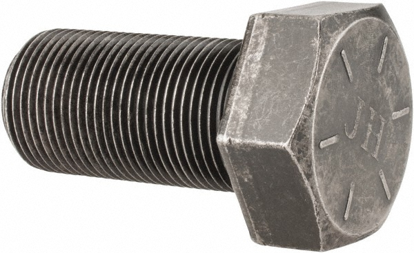 Value Collection 451040BR Hex Head Cap Screw: 1-1/4 - 12 x 2-1/2", Grade 8 Steel, Uncoated Image