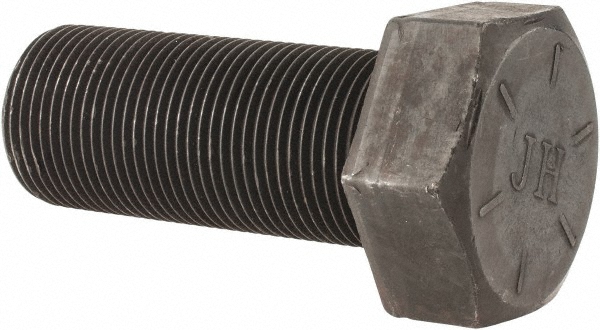 Value Collection 451041BR Hex Head Cap Screw: 1-1/4 - 12 x 3", Grade 8 Steel, Uncoated Image