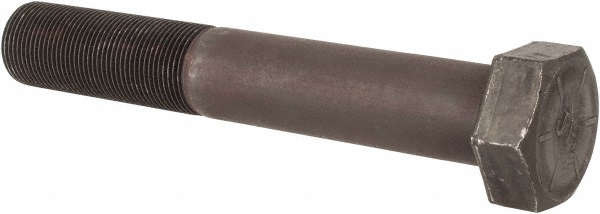 Value Collection 451051BR Hex Head Cap Screw: 1-1/4 - 12 x 8", Grade 8 Steel, Uncoated Image