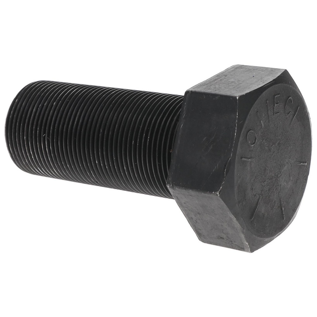 Value Collection Hex Head Cap Screw: 1-1/2-12, 3-1/2" Length Under Head, Grade 8 Steel, Bright/Uncoated Finish - Fully Threaded, 2-1/4" Hex, ASME