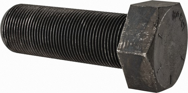 Value Collection 451711BR Hex Head Cap Screw: 1-3/8 - 12 x 4", Grade 8 Steel, Uncoated Image