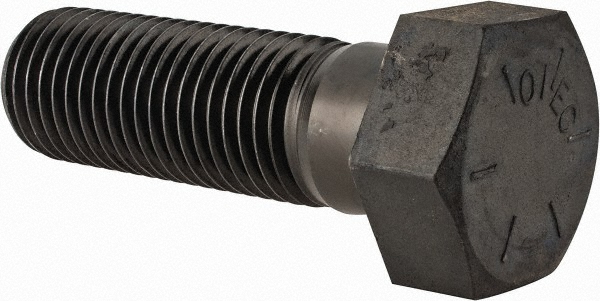 Value Collection 451818BR Hex Head Cap Screw: 1-3/4 - 5 x 5-1/2", Grade 8 Steel, Uncoated Image