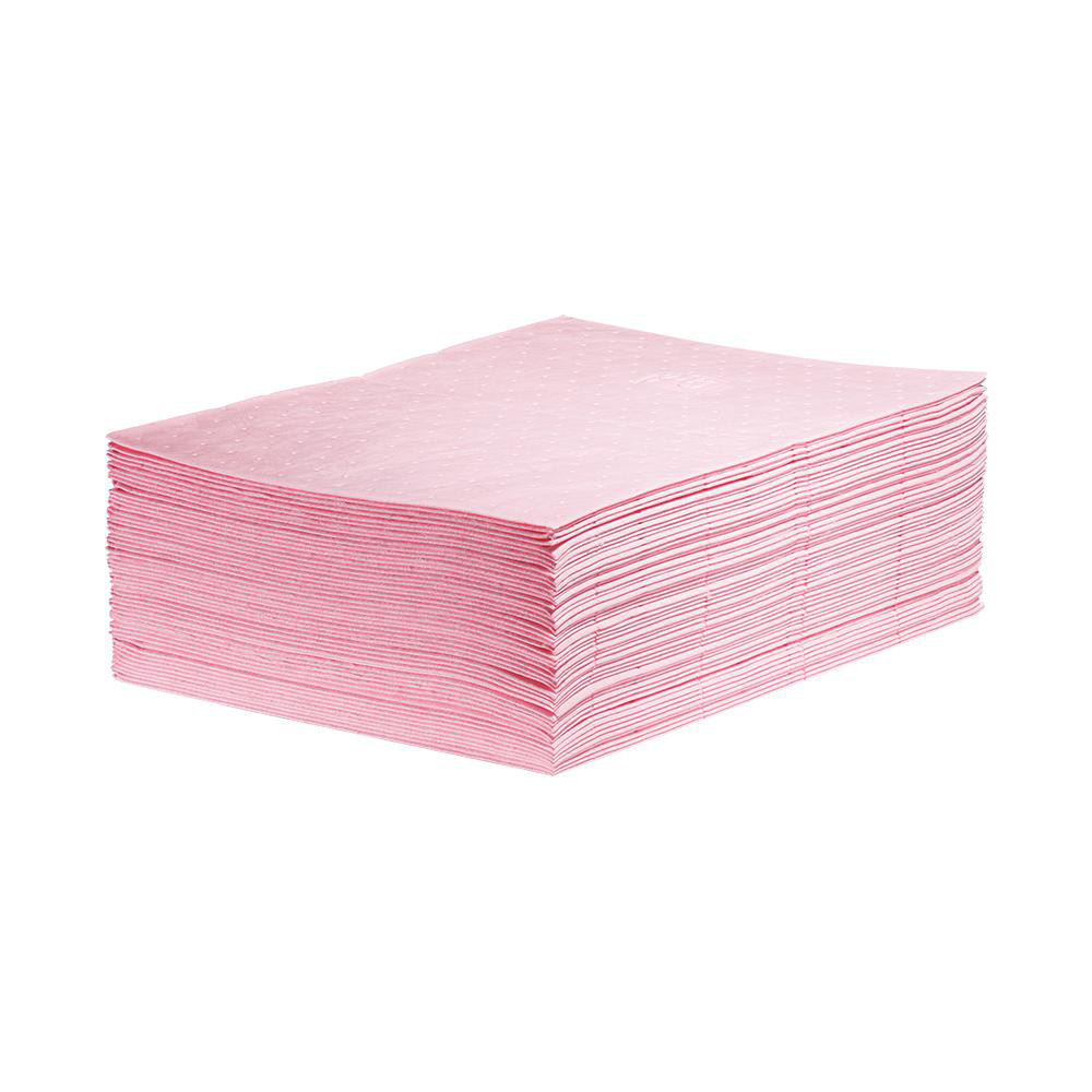 Sorbent Pad: For Hazmat, Heavy Weight, 20" Long, 15" Wide, 11 gal