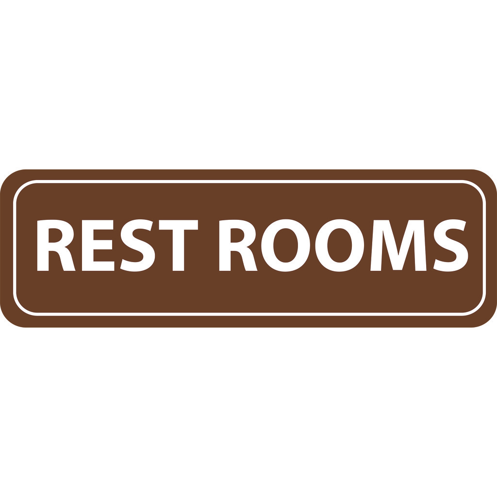 Rest Roon Signages AccuformNMC - Office Marking Sign: Rest Rooms | MSC Direct