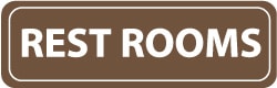 Office Marking Sign: "Rest Rooms"