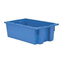 Quantum Storage SNT180BLCS Polyethylene Storage Tote: 75 lb Capacity 