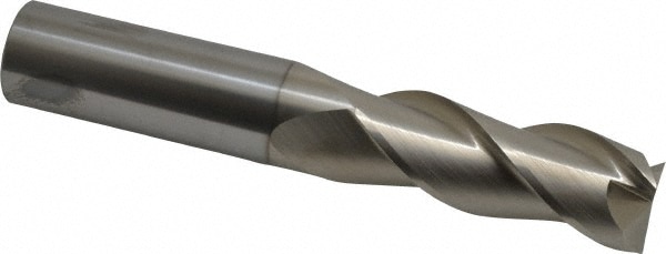 SGS 34753 Square End Mill: 1 Dia, 2-5/8 LOC, 1 Shank Dia, 6 OAL, 3 Flutes, Solid Carbide Image