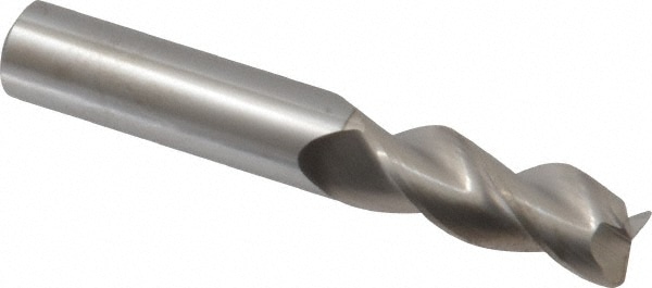 SGS 34802 Corner Radius End Mill: 1/2" Dia, 1-1/4" LOC, 0.06" Radius, 3 Flutes, Solid Carbide 