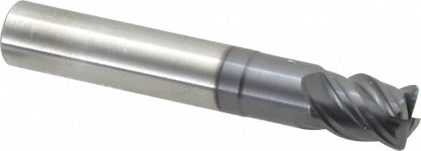 SGS 36785 Corner Radius End Mill: 7/16" Dia, 9/16" LOC, 0.04" Radius, 4 Flutes, Solid Carbide Image