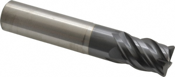 SGS 36791 Corner Radius End Mill: 3/4" Dia, 15/16" LOC, 0.06" Radius, 4 Flutes, Solid Carbide Image