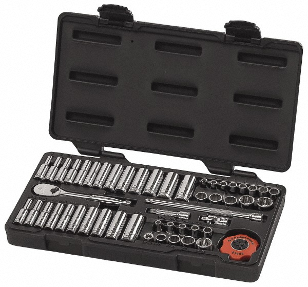 GEARWRENCH 80301 Deep Standard Socket Set: 51 Pc 