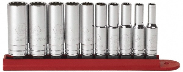 GEARWRENCH 80309D Deep Socket Set: 10 Pc Image