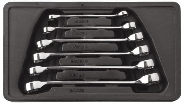 GEARWRENCH 81907 Flare Nut Wrench Set: 6 Pc, 3/4 x 78" & 5/8 x 3/4" Wrench, Inch 