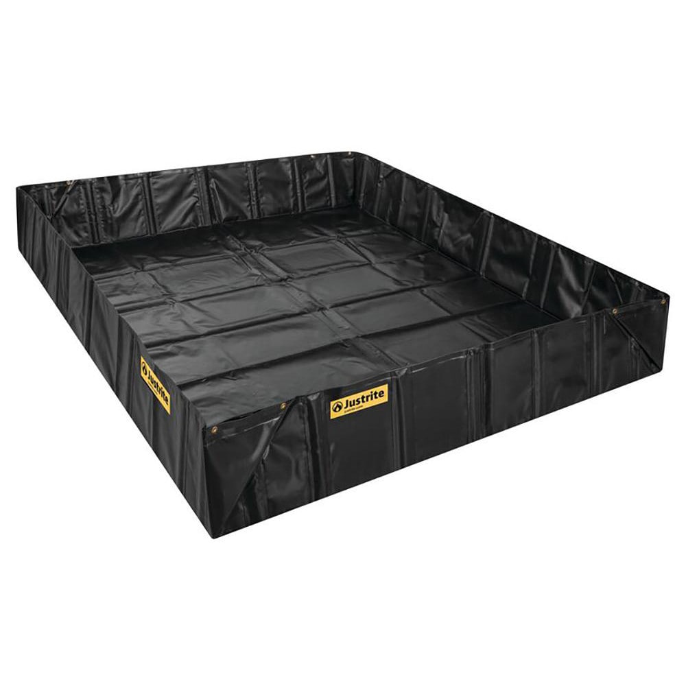 Justrite® - Collapsible Berms & Pools; Type: Spill Berm; Material: PVC ...