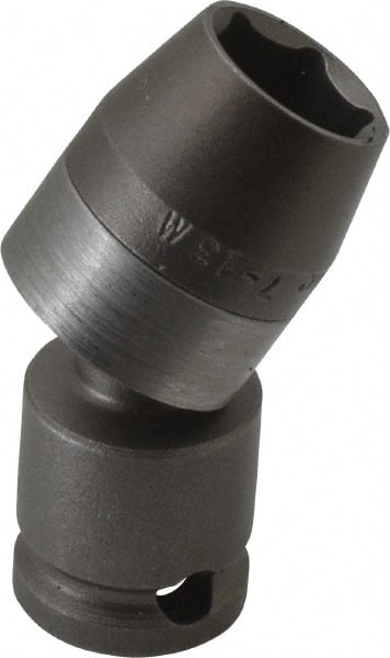 Apex SA-C-37-13M Hand Socket: 3/8" Drive, 13 mm Socket, 6-Point 