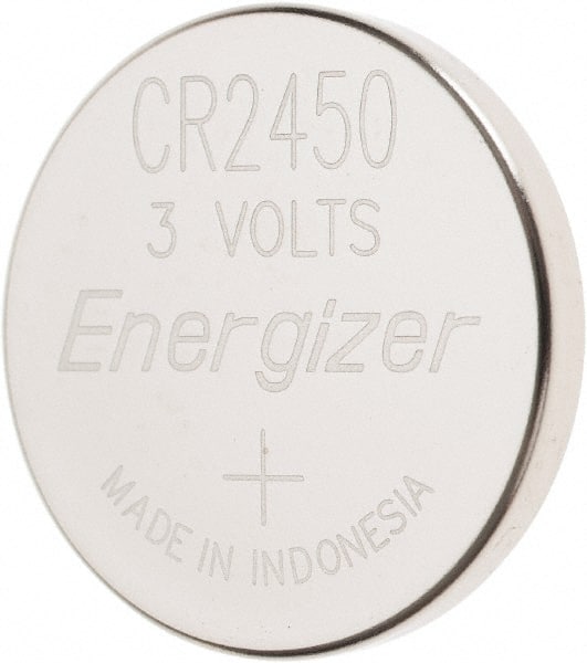 Energizer® - Size CR2450, Lithium, Button & Coin Cell Battery - 86610342 -  MSC Industrial Supply