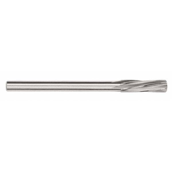 Magafor 88860008710 Chucking Reamer: 0.3429" Dia, 4-31/32" OAL, 1-27/64" Flute Length, Straight Shank, Solid Carbide Image