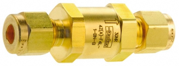 3,000 Max psi, 1/8" Pipe, Brass Instrumentation Filter