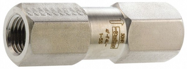 Instrumentation Filters; Pipe Size: 3/8 (Inch); End Connections: FNPT x FNPT ; Material: Stainless Steel ; Maximum Working Pressure (psi): 6,000 ; Material Grade: 316 ; Micron Rating: 1