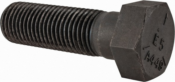 Value Collection IHMB2000650CP Hex Head Cap Screw: 2 - 4-1/2 x 6-1/2", Grade 5 Steel, Uncoated Image