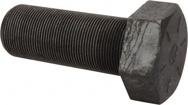 Value Collection IAMB1750450FP Hex Head Cap Screw: 1-3/4 - 12 x 4-1/2", Grade 8 Steel, Uncoated Image