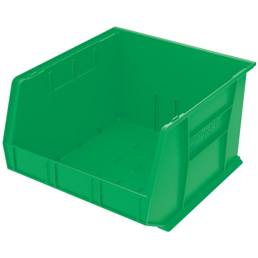 AKRO-MILS 30270green Plastic Hopper Stacking Bin: Green Image