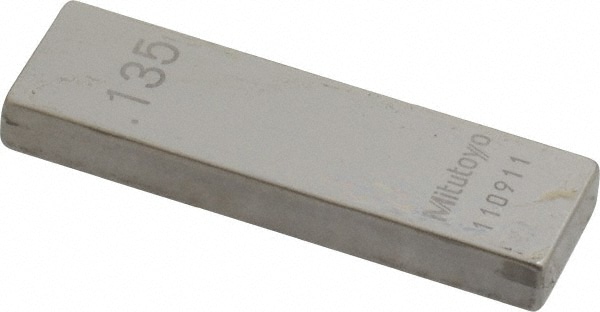 Mitutoyo 611175-531 Rectangle Steel Gage Block: 0.135", Grade 0 Image