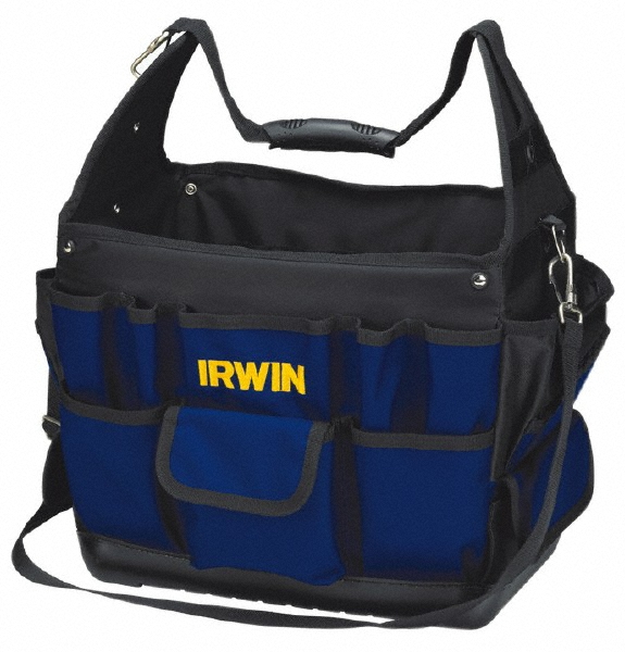Irwin 58 Pocket Blue Polyester Tool Bag 86669355 MSC Industrial