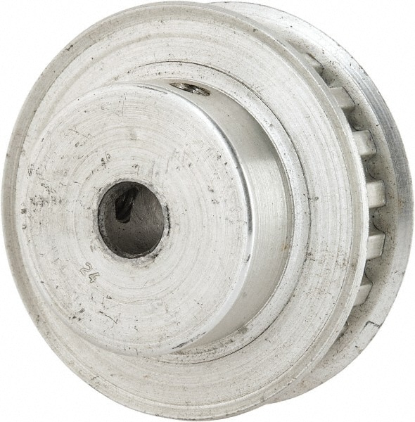 Value Collection - 22 Tooth, 1/4″ Inside x 1.381″ Outside Diam, Hub &  Flange Timing Belt Pulley - 86695095 - MSC Industrial Supply