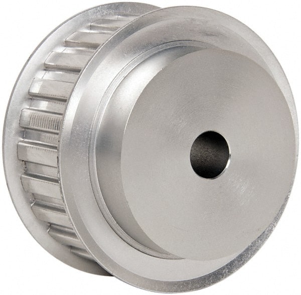 24 Tooth, 1/2" Inside x 2.835" Outside Diam, Hub & Flange Timing Belt Pulley